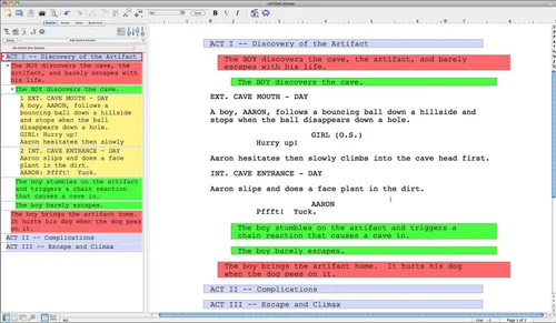 Miniatura 8 de Movie Magic Screenwriter 6 [Descargar]