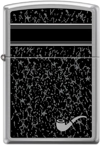 Miniatura 5 de Zippo Encendedor - Cinta de oro Diseño Tubo Inserto Negro Mate Encendedor a prueba de viento #Z5521