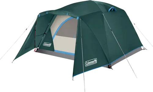 Coleman Tienda de campaña Skydome con vestíbulo de clima completo, resistente a la intemperie para 4/6 personas, se instala en 5 minutos y protege