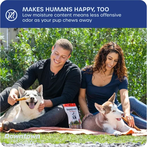 Miniatura 5 de Downtown Pet Supply Bully Sticks - Golosinas dentales y masticables para perro, tiras de carne natural premium de 6 y 12 pulgadas, extra gruesas