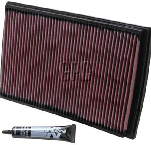 K&N Filtro de aire del motor: reutilizable, limpia cada 75,000 millas, lavable, Premium, Filtro de aire de repuesto para automóvil: Compatible con