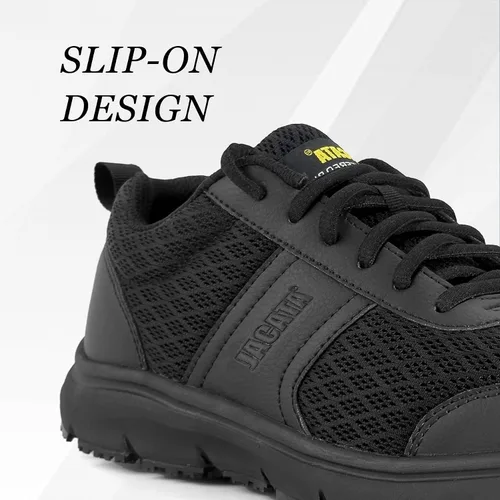 Miniatura 3 de Zapatos de trabajo para hombresmujeres, para servicio de alimentos, unisex, antideslizantes, transpirables, ligeros, para cocinero, caminar