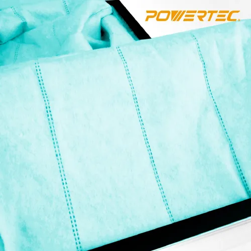 Miniatura 4 de POWERTEC Filtros de aire interiores de 1 micrón para reemplazo de filtro WEN 3417, POWERTEC AF1045/AF1044, WEN 1044 1270 CFM sistema de filtración