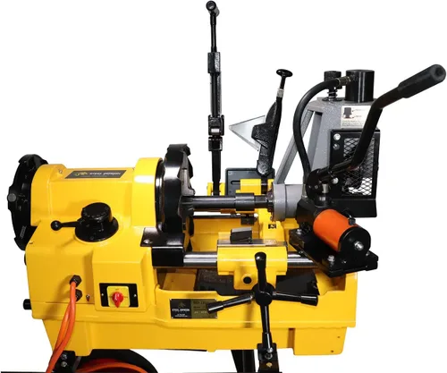 Miniatura 8 de Steel Dragon Tools 1224 1/4" - 4" máquina de roscar del tubo 26092 150A carro y 918 rollo Groover 48297