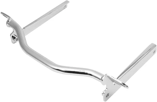 Miniatura 10 de Barra de soporte de luz de motocicleta, abrazadera de soporte de señal de giro para Harley Heritage Softail Fatboy 2002-2017, negro
