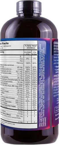 Miniatura 3 de Super MultiVitaminas y Minerales Líquidos para Niños 32oz