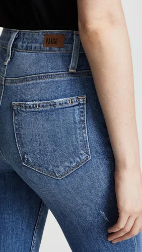 Miniatura 6 de PAIGE Sarah Transcend - Jeans rectos de tiro alto para mujer