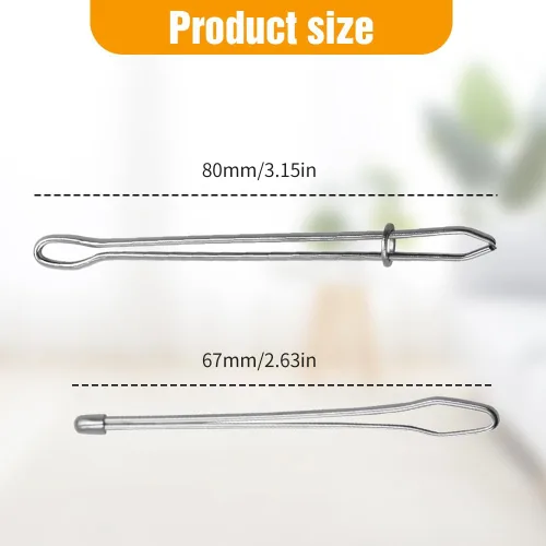 Miniatura 2 de Runsgo Juego de herramientas de enhebrador de cuerda, clips de costura, para reemplazo de cordón para sudaderas, pantalones cortos, pantalones