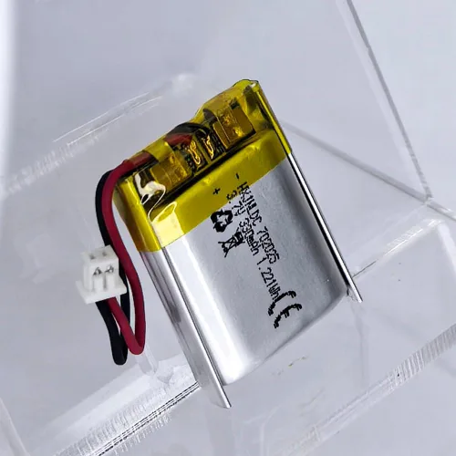 Miniatura 7 de DC 3.7V 330mAh 702025 Batería recargable de polímero de litio, adecuada para productos electrónicos de bricolaje 3.7-5V con reemplazo de batería