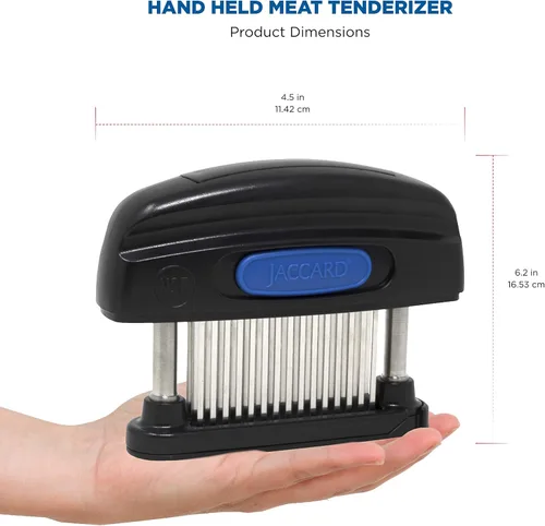 Miniatura 2 de Jaccard Ablandador de Carne de 45 Hojas, Simplemente Mejor Ablandador de Carne, Columnas de Acero Inoxidable/ Cartucho Removible, Aprobado por NSF