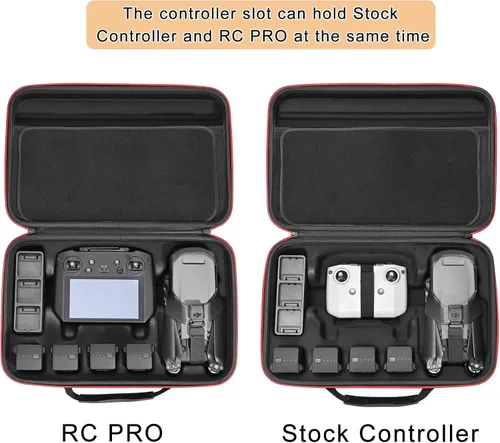 Miniatura 8 de RLSOCO Funda rígida para DJI Mavic 3 Classic/Mavic 3 Cine Fly More Combo - Compatible con: Mavic 3 Body, RC Pro o DJI RC Controller, baterías, Funda