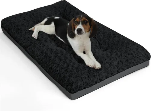 POCBLUE Camas lavables para perros para jaulas, alfombrilla pequeña de felpa para jaulas, almohadilla antideslizante para jaulas para uso en