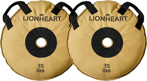 Miniatura 17 de Lionheart Sand Bag Weight Plates Set Sandbags for Working Out Home Gym Bumper Plates Travel-Friendly Sandbag for Fitness & Weight Training