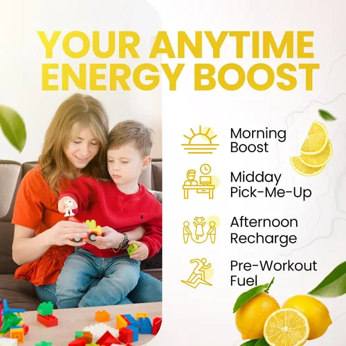 Miniatura 3 de Polvo de Bebida Energética Morning Buzz - Impulso de Energía - Energía Sin Azúcar con Antioxidantes - Patada Matinal y Producto de Resistencia