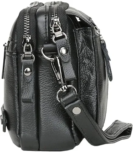 Miniatura 3 de Hebetag Cartera de cuero para hombre organizador de muñeca
