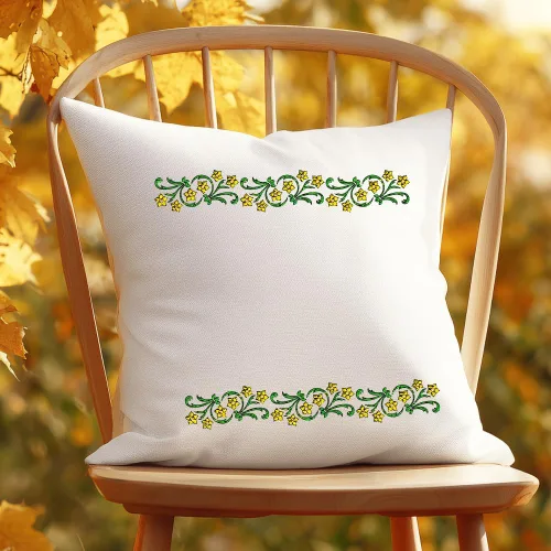 Miniatura 4 de ORIGACH 4 Hojas Grandes de Estabilizadores de Bordado Solubles en Agua de Otoño, Papel de Bordado de Hojas de Calabaza y Setas para Costura a Mano