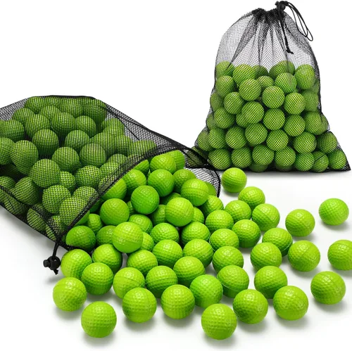 200 pelotas de espuma para práctica de golf, bolas de entrenamiento de vuelo limitadas, suaves para columpio al aire libre, entrenamiento interior y