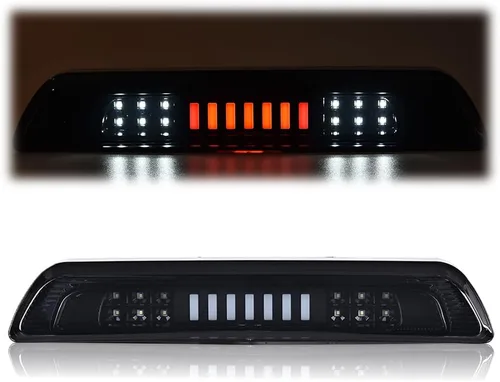 Miniatura 19 de G-PLUS Tercera tercera luz de carga de freno compatible con Nissan Frontier Pickup 2001-2004 Centro de techo trasero de montaje alto Lámparas 01-04