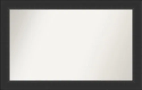 Miniatura 231 de Amanti Art Espejo personalizado, espejo de baño negro Astor, espejo de pared o espejo de tocador de baño sobre el fregadero (25 x 25 pulgadas)