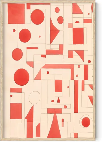 Miniatura 48 de HAUS AND HUES Arte abstracto moderno para pared, arte de sala de estar azul y verde, obra de arte moderna para paredes, imagen minimalista para sala