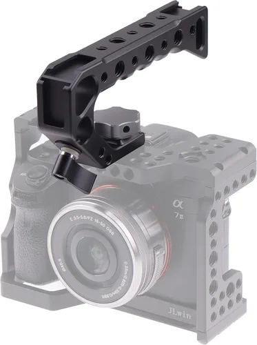 Miniatura 7 de Hersmay Jaula A7III con mango superior, jaula de cámara A9 para cámara Sony A7III / A7RIII /A9 /A7II sin espejo, múltiples orificios de tornillo