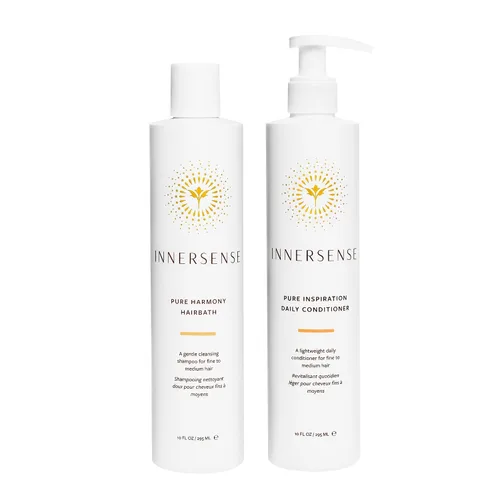 INNERSENSE Organic Beauty - Champú de baño Pure Harmony para el cabello + acondicionador de inspiración Duo | No tóxico, libre de crueldad, cuidado