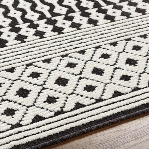 Miniatura 7 de Surya Cottage Lyna Alfombra lavable, 2' x 2'10" (2' x 3'), carbón