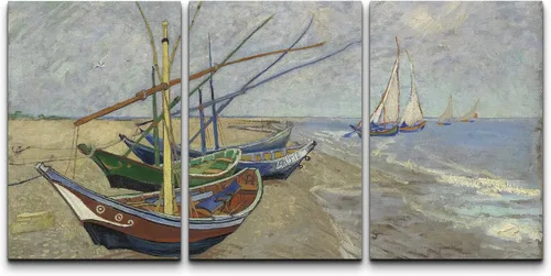 Miniatura 101 de Lienzo decorativo para pared - cuadro con estampado Giclée para decoración del hogar Noche estrellada sobre el Ródano