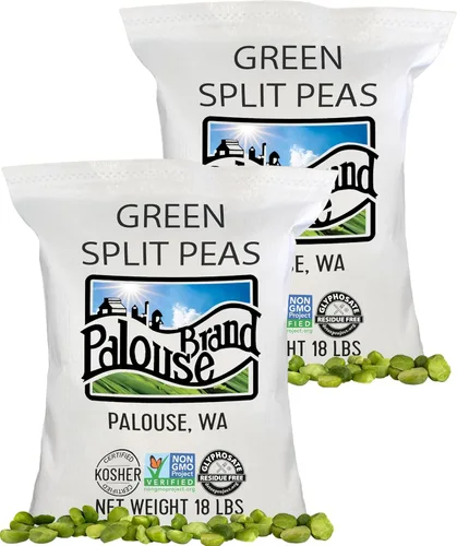 Miniatura 12 de Palouse Brand Guisantes verdes certificados sin residuos de glifosato Cubo de 25 libras Sin OMG Kosher