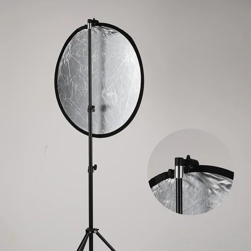 Miniatura 6 de Godox Difusor reflector de luz de 43 pulgadas, 5 en 1, portátil, plegable, redondo, multidisco con clip de soporte y bolsa para fotografía