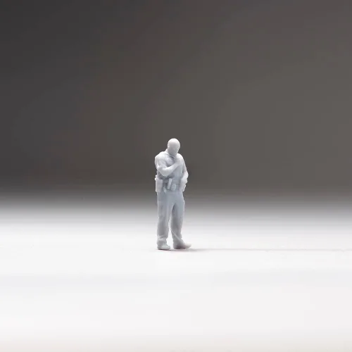 Miniatura 15 de Figuras en miniatura a escala 1:64, figura de acción de diorama de personas pequeñas, accesorios de escena de resina, muñequeras, figuras de Chica