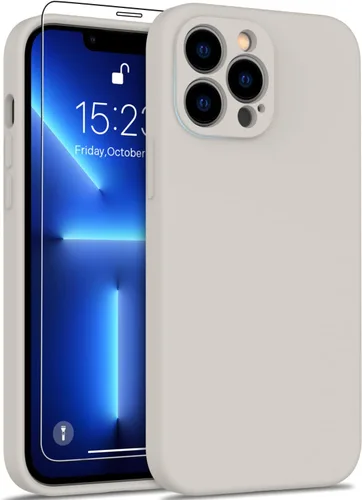 Miniatura 81 de DEENAKIN Funda de silicona compatible con iPhone 12 con protector de pantalla, mejora la protección de la cámara, funda protectora suave y flexible