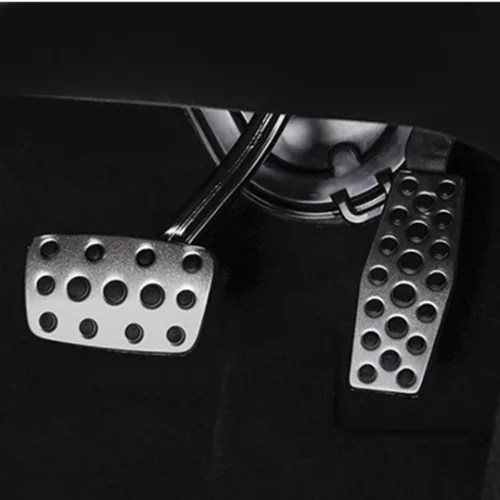 Miniatura 4 de Kit de cubiertas de pedal de freno de acero inoxidable sin taladro, para Chevy Cruze Malibu Impala Equinox Blazer para Buick Envision Regal