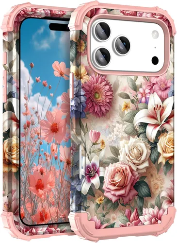 Miniatura 116 de Hocase Funda para iPhone SE 2022/2020, resistente a prueba de golpes, de plástico duro+goma de silicona, funda protectora híbrida para iPhone SE