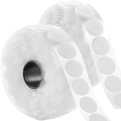 Miniatura 49 de Tiras adhesivas para tela (6 pies x 3/4 pulgadas), se pegan sin coser ni planchar, para ropa y cortinas, cinta de dobladillo de doble cara
