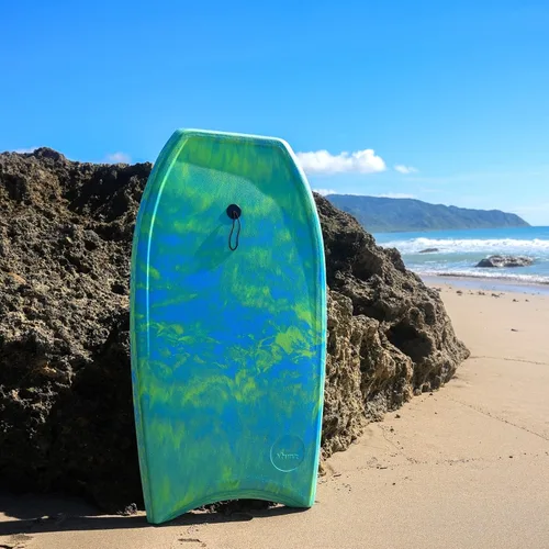Miniatura 4 de ATUNAS Tablas de cuerpo, 33 a 43 pulgadas, bodyboard para playa con correa de muñeca, espuma sólida de PE/EVA impermeable de celda cerrada, surf
