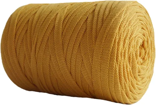 Miniatura 18 de 1 Uds. 8.82 oz 8.1 oz Soild Color Fancy Hilos DIY Bolsa Bolso Alfombra Cojín Algodón Tela Camiseta Hilo Tejer Hilo de Crochet Cesta de Cueva