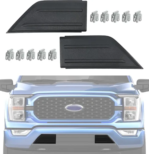 Miniatura 10 de Repuesto para protector de parachoques delantero, almohadillas, tapas, insertos de cubierta de extremo 2009-2014 F150 F-150 9L3Z17E810B lado