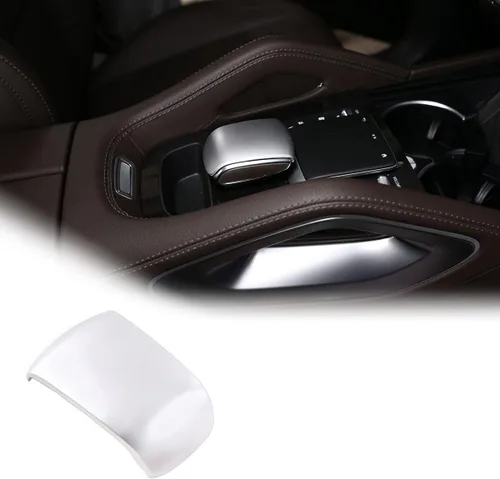Miniatura 8 de YIWANG Cubierta de la cabeza de la palanca de cambios central del coche estilo de fibra de carbono ABS para Mercedes Benz GLE GLS Clase W167 X167