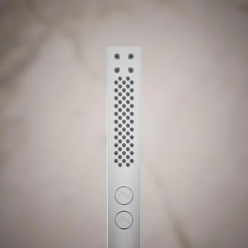 Miniatura 5 de KOHLER 21336-G-CP - Ducha de mano cuadrada de dos funciones, cabezal de ducha de mano con 2 ajustes de pulverización, 1.75 GPM, cromo pulido
