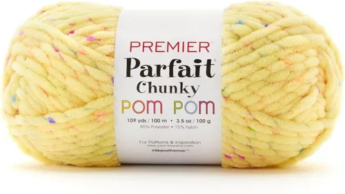 Premier Yarns Parfait - Pompón grueso, chenilla, 2107-05 incandescente Incandescente 2107-05