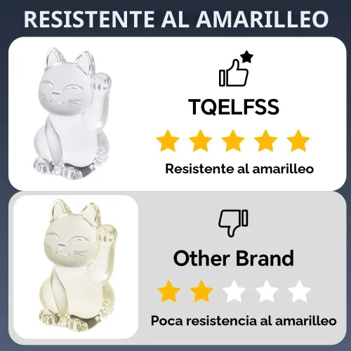Miniatura 3 de 300g de resina UV, transparente cristalina, resina epoxi de curado UV duro, fórmula mejorada, inodora, kit de pegamento activado por energía solar