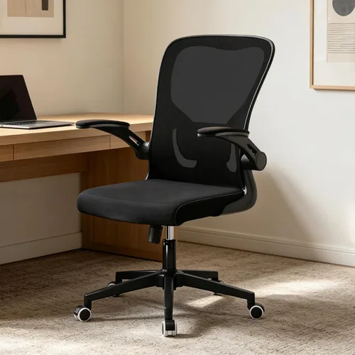 Ergonomic Office Desk Chair, 90°-125° Tilt Back Home Desk Chair with 360° Swivel & Mute Wheels, High Back Mesh Computer Chair for Adults with Lumbar