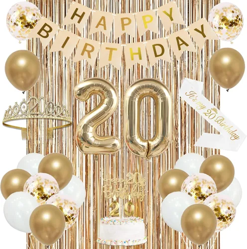 Miniatura 17 de Trgowaul Decoraciones de 9º cumpleaños para niñas, pancarta, banda y corona, decoración de pastel, globo de número 9, cortinas de flecos