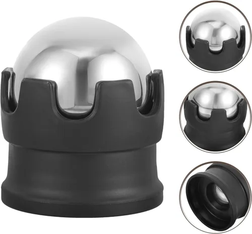 Miniatura 5 de Bola de masaje de acero inoxidable para relajación muscular y masajeador de mano desmontable para cuello, hombros, espalda, brazos, piernas y pies