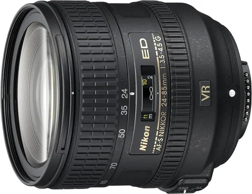 Nikon AF-S NIKKOR 0.945-3.346 in f/3.5-4.5G ED VR - Lentes de cámara (zoom estándar, SLR, 16/11, automático/manual, 3.5-4.5, 0.945-3.346 in) Negro