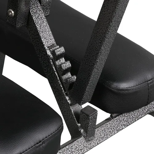 Miniatura 9 de LEMY Silla de masaje portátil, silla plegable de tatuaje con base facial para spa, terapia, salón de belleza, negro