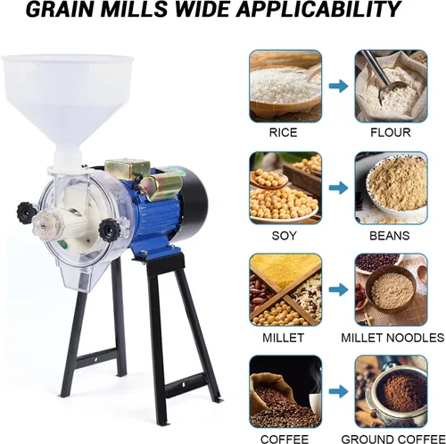 Miniatura 6 de Máquina moledora de leche de soja, molino de molino húmedo, máquina de molino húmedo-2.2KW 110V Máquina de molienda de harina de alimentación húmeda