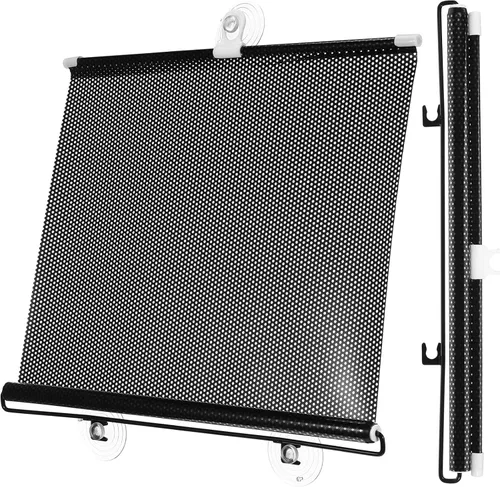Miniatura 10 de Artibetter Persianas opacas para filtrar la luz, sin taladro, con 3 ventosas, persianas enrollables portátiles temporales para el hogar, oficina