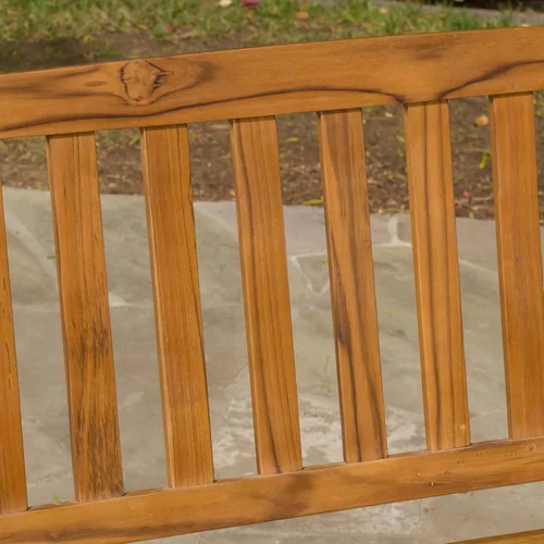 Miniatura 6 de Tamika - Banca de madera de acacia para exterior.